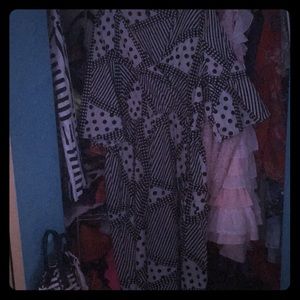 ASOS Curve Size 22 Polka Dot Dress